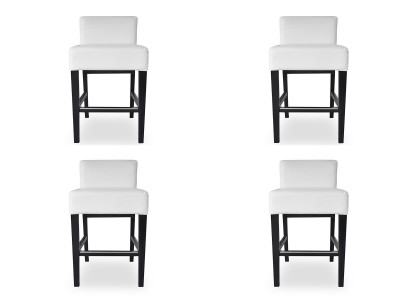 4x Tabouret de bar Tabouret de bar Table de comptoir Chaise Ensemble de chaises Siège Rembourrage Suite